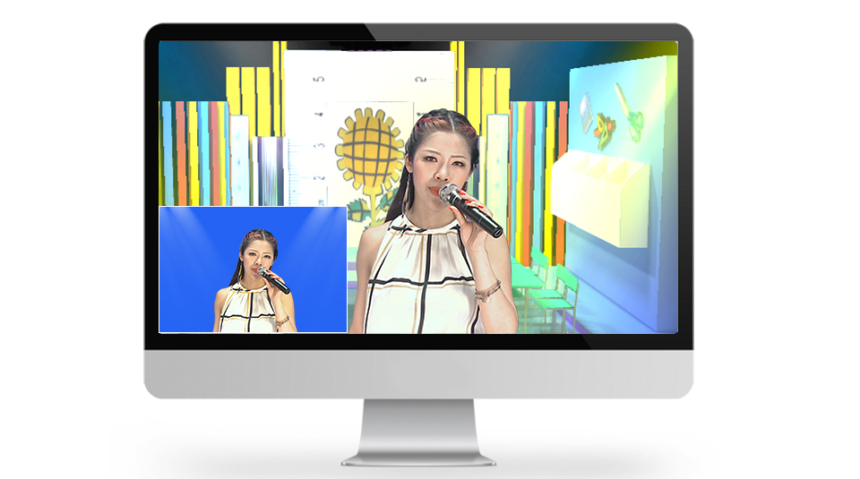 真三维虚拟演播系统色键抠像技术