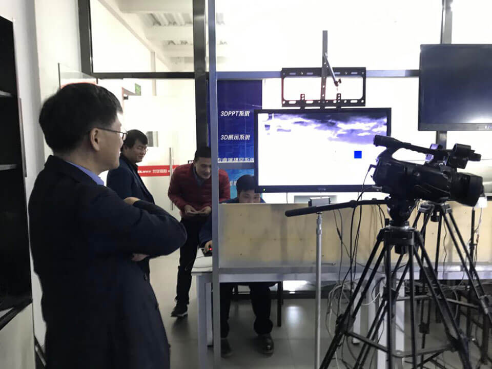 韩国总裁参观绣歌软件
